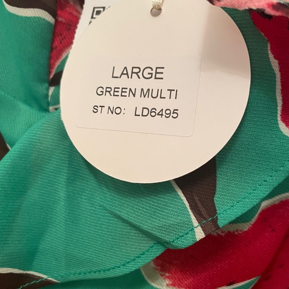 Luxxel maxi dress NWT Floral Print low back lace - Picture 3 of 8